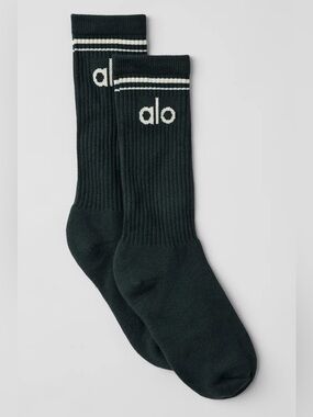 ALO Yoga Unisex Throwback Sock Mediem